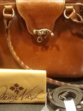 Patricia Nash Purse-Brown Leather